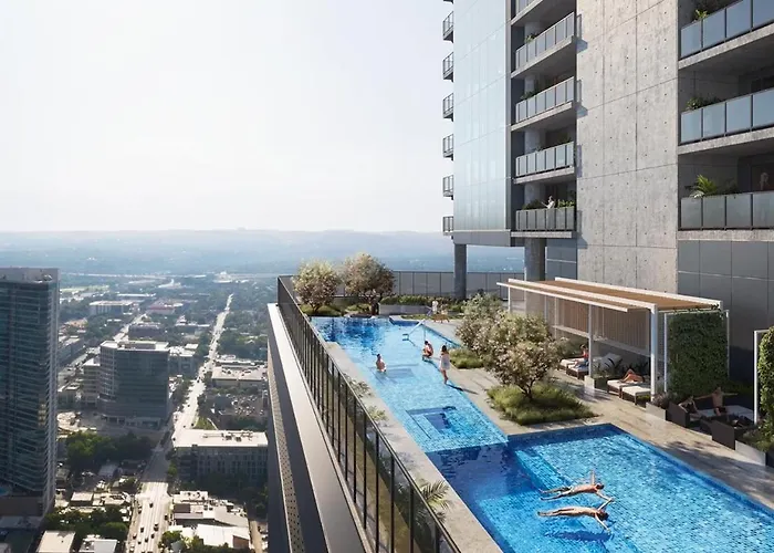 Millionaire Row On Guadalupe - Tallest Building In Texas