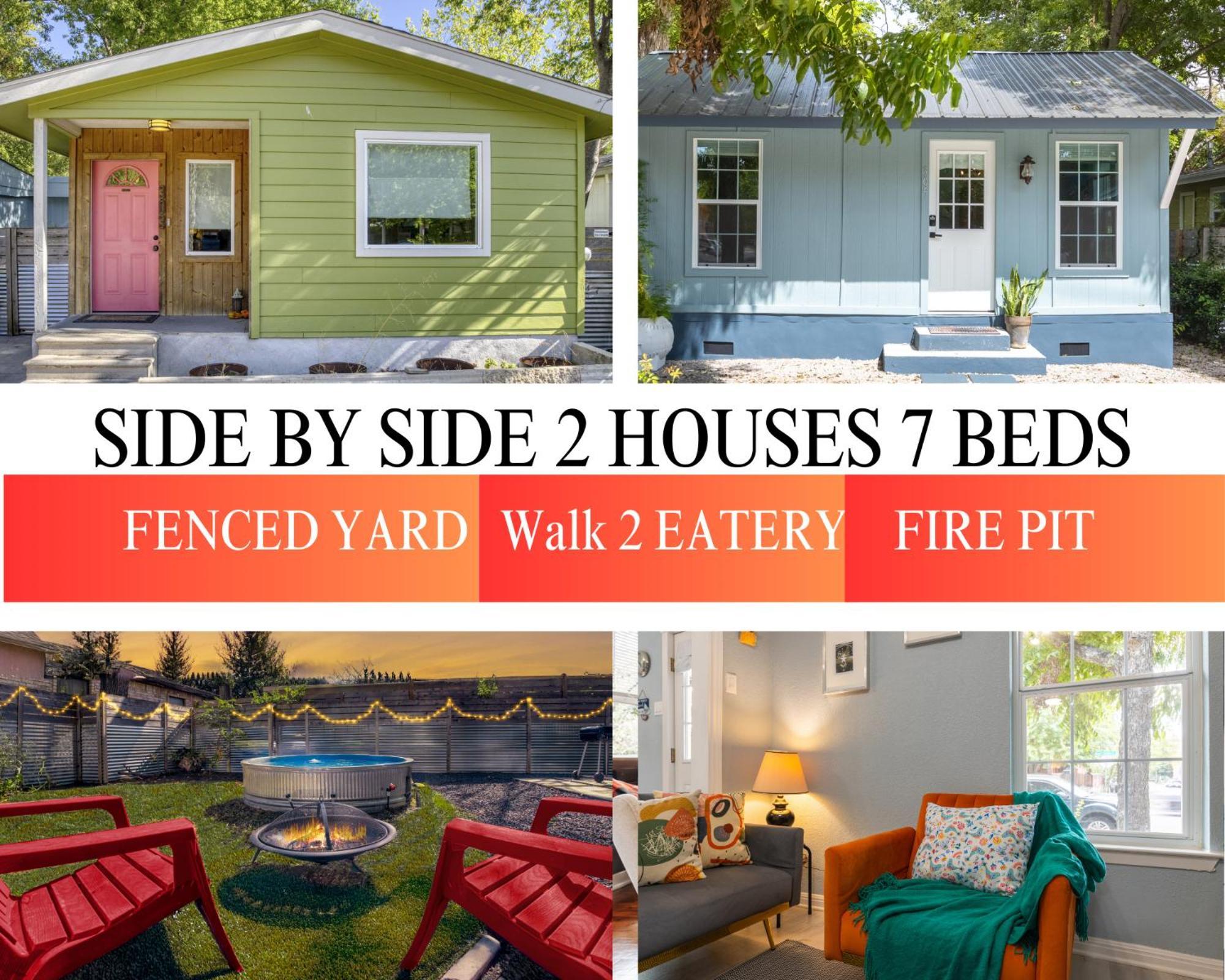 Two Homes, One Prime Location - Steps Away From Austin'S Best Spots Austin