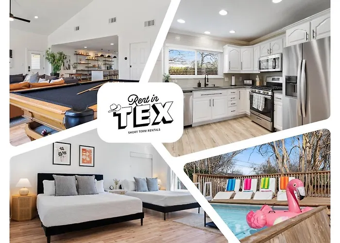 Luxury Austin Getaway Pool Games And Fun For 12