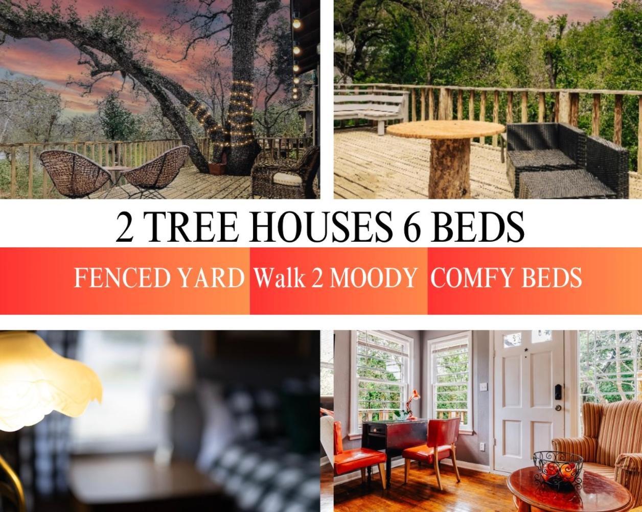 Group Retreat At Charming Twin Treehouses Near Ut Campus Holiday home *